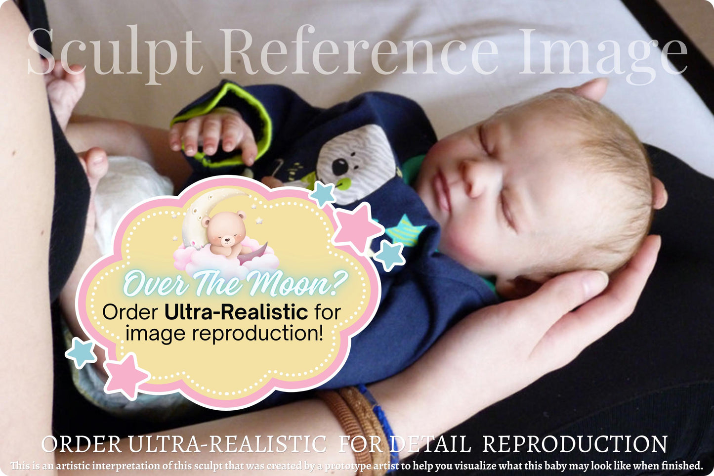 Realborn® Newborn Sage Sleeping (18."+ Full Limbs)