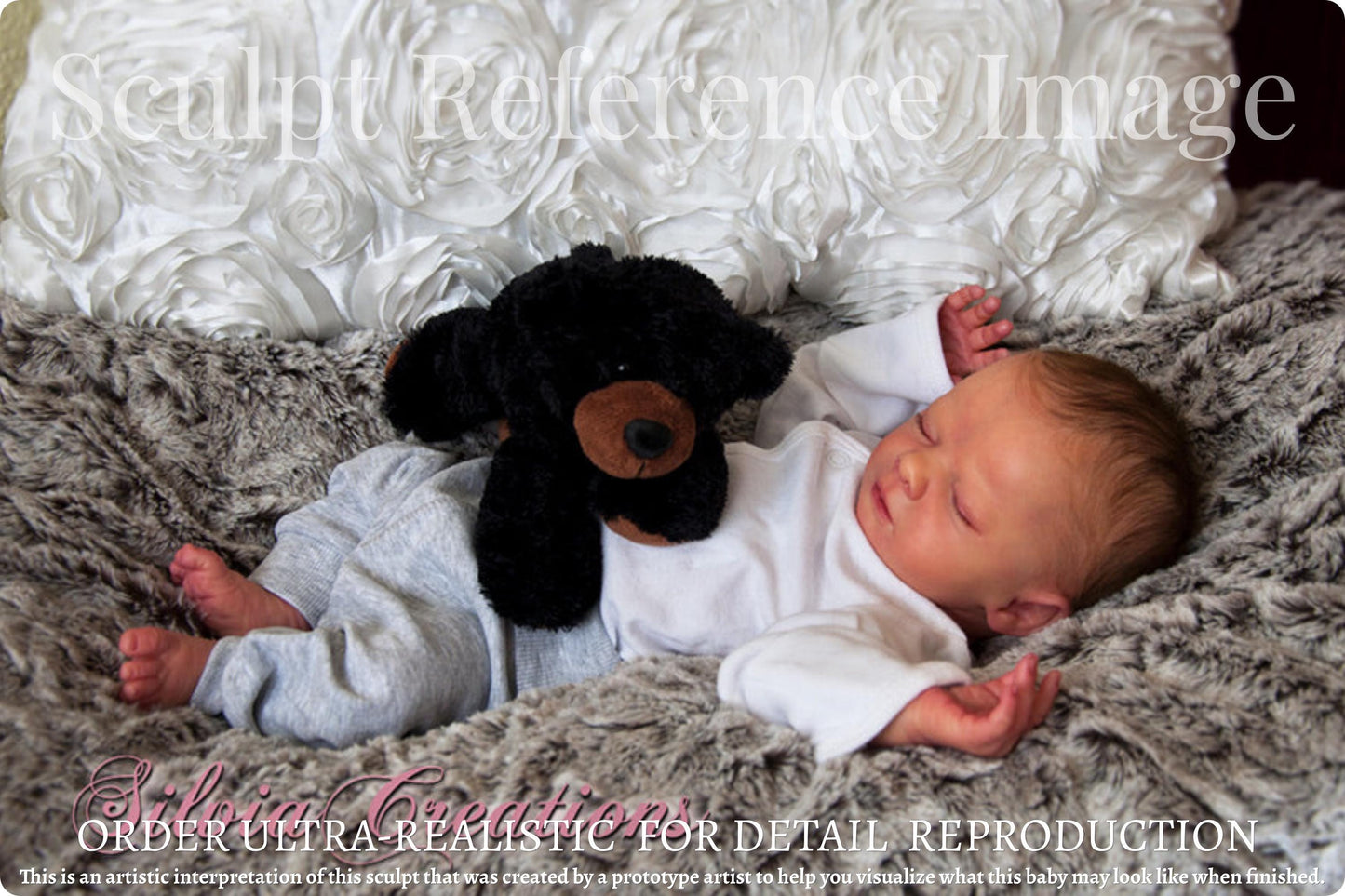 Realborn® Newborn Sage Sleeping (18."+ Full Limbs)