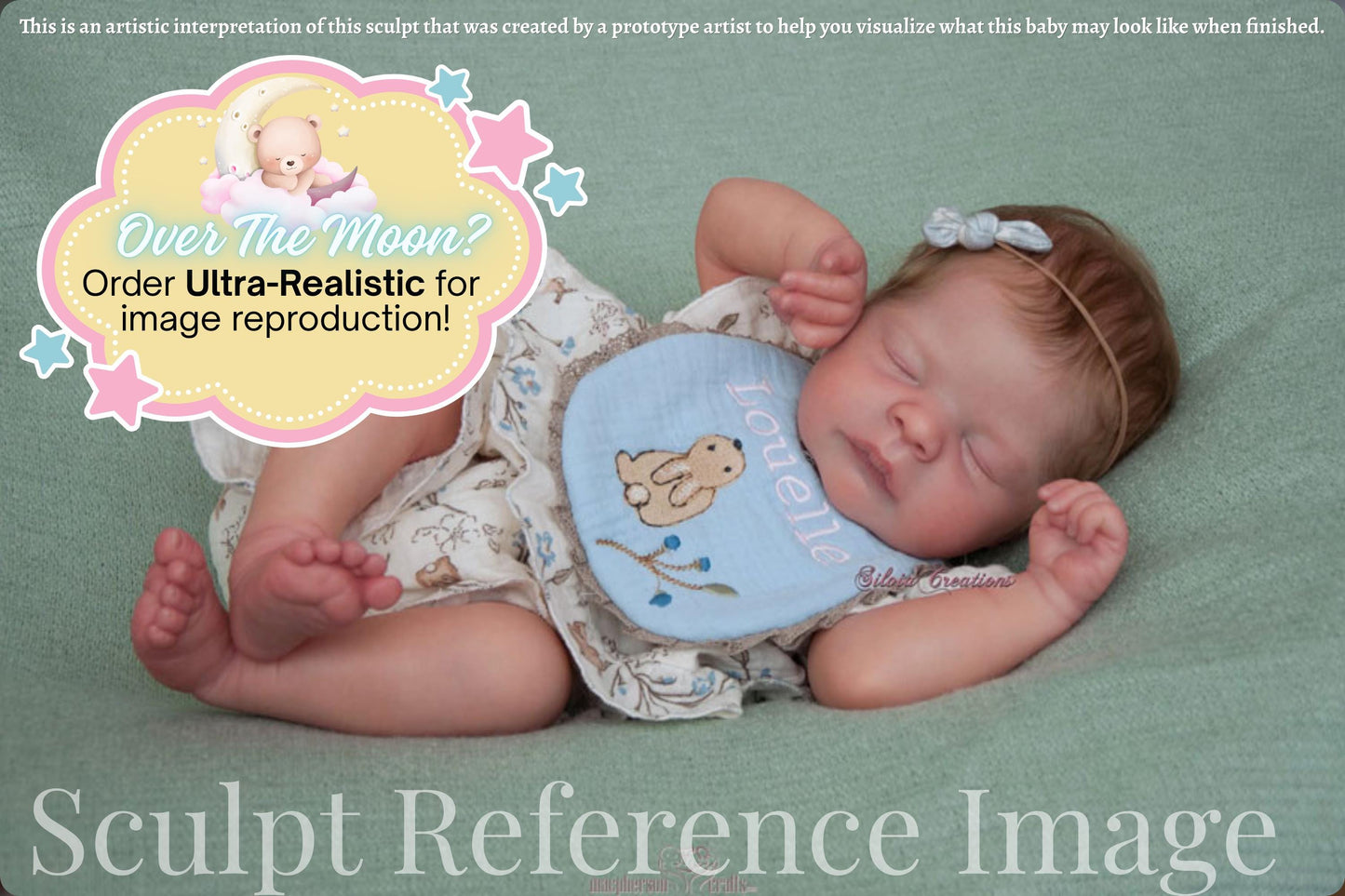 NEW!! Reborn Baby Louelle by Sabine Altenkirch (20"+ Full Limbs)