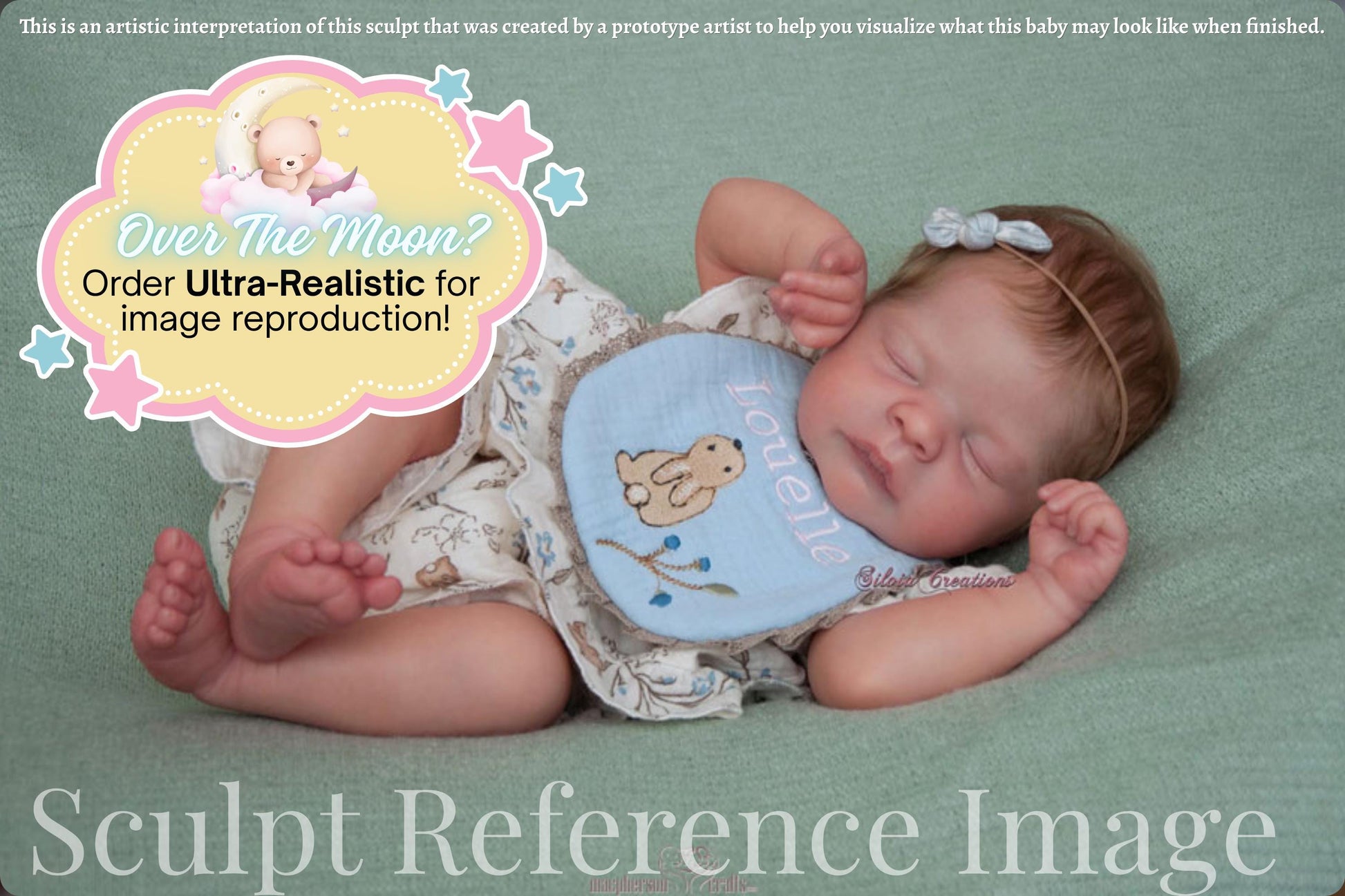 NEW!! Reborn Baby Louelle by Sabine Altenkirch (20"+ Full Limbs)