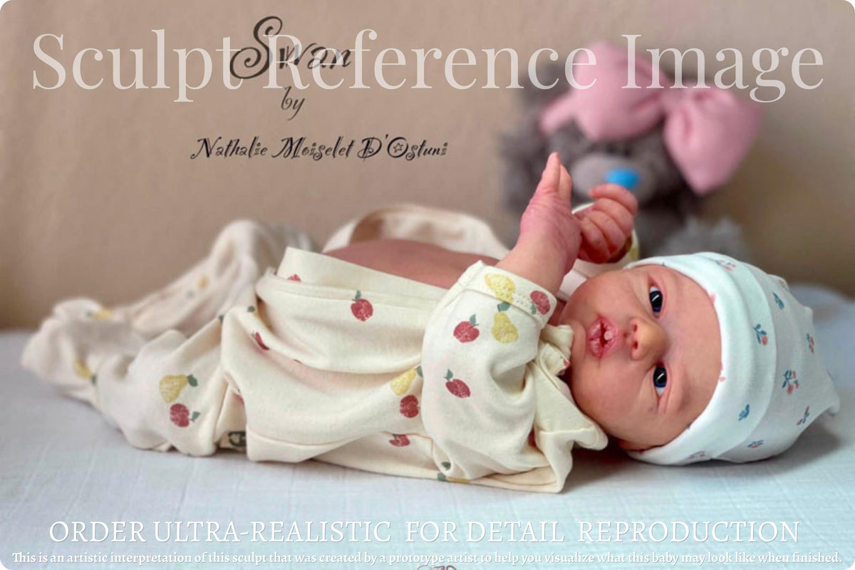 Reborn Baby Swan by Nathalie Moiselet D'Ostuni *Limited Edition (20"+Full Limbs)
